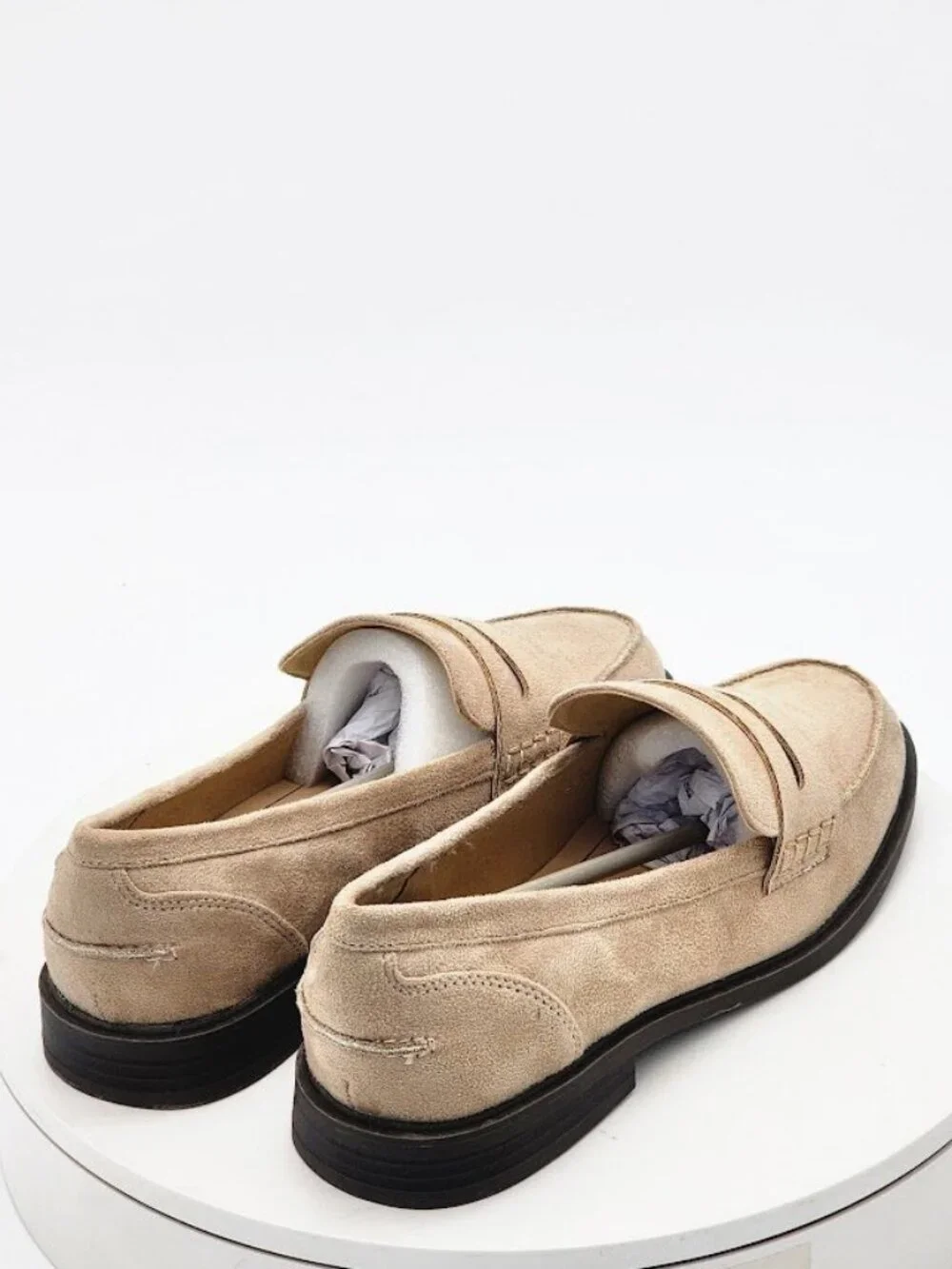 Journee Collection Brooks Taupe Penny Loafers Women’s Size 8.5 Wide WD